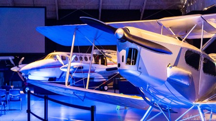 The RFDS Museum in Broken Hill houses a number of retired aircraft. [2922]