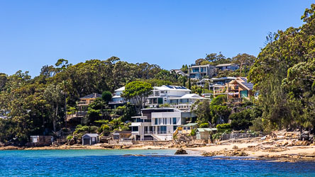 View from the ferry as it pulls up at Bundeena Wharf. [6439]