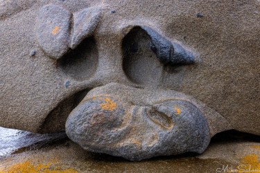 Formation at the Remarkables looks remarkably like a cartoon character. [3499]