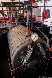 The muscle behind the romance — valves, gauges, and rivets that once drove the rhythm of river trade. [4632]