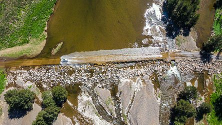 One of many fords in the countryside around Scone, this one crosses the Pages River. [0071]