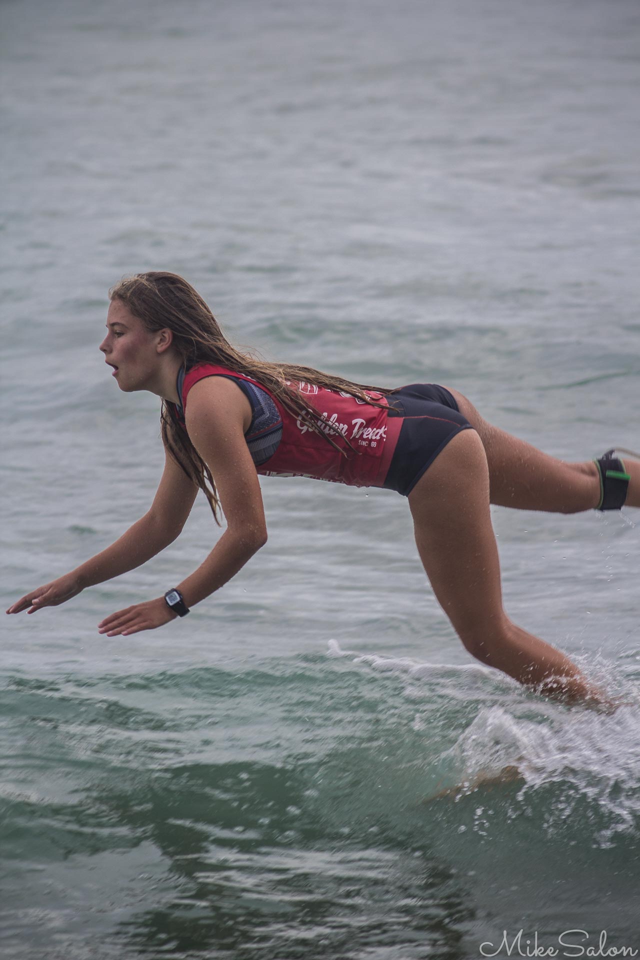 Noosa Surfer : Paying the price for dipping the nose in a Noosa surfing contest. (IMG_1426.jpg)<br>Camera: Canon EOS 60D